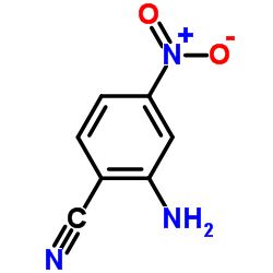 2-氨基-4-硝基腈苯结构式