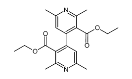 diethyl 2,2',6,6'-tetramethyl-[4,4'-bipyridine]-3,3'-dicarboxylate结构式