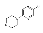 1-(5-氯-2-哌啶基)哌嗪结构式