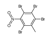 2,3,4,6-tetrabromo-5-nitro-toluene结构式