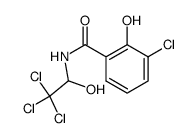 3-chloro-2-hydroxy-benzoic acid-(2,2,2-trichloro-1-hydroxy-ethylamide)结构式
