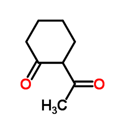 2-乙酰基环己酮结构式