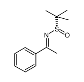N-[tert-butyl-(S)-sulfinyl]-methylphenylketimine结构式