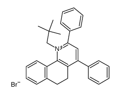 1-(2,2-dimethyl-propyl)-2,4-diphenyl-5,6-dihydro-benzo[h]quinolinium, bromide结构式