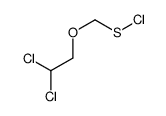 2,2-dichloroethoxymethyl thiohypochlorite结构式