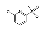 2-chloro-6-methylsulphonylpyridine结构式
