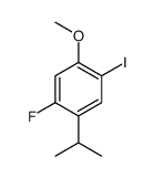 1-fluoro-4-iodo-5-methoxy-2-propan-2-ylbenzene结构式