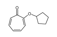 2-(cyclopentyloxy)tropone结构式