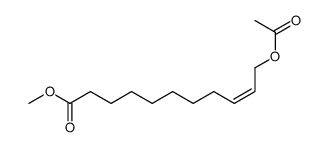 methyl (Z)-11-acetoxyundec-9-enoate结构式