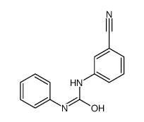 N-(3-CYANOPHENYL)-N''-PHENYLUREA结构式