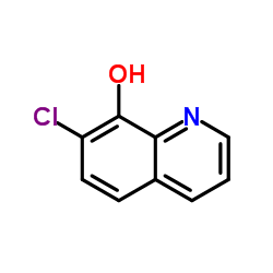 7-氯-8-羟基喹啉结构式