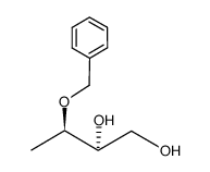 (2S,3R)-3-(benzyloxy)butane-1,2-diol结构式