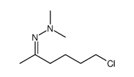 2-Hexanone, 6-chloro-, 2,2-dimethylhydrazone结构式