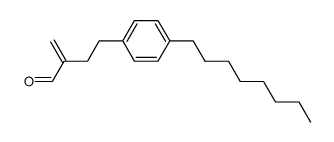 2-methylene-4-(4'-octylphenyl)butanal结构式