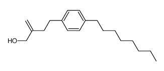 2-methylene-4-(4'-octylphenyl)butan-1-ol结构式