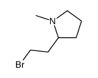 2-(2-bromoethyl)-1-methylpyrrolidine结构式