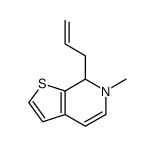 6-methyl-7-prop-2-enyl-7H-thieno[2,3-c]pyridine结构式