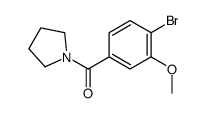 (4-bromo-3-methoxyphenyl)-pyrrolidin-1-ylmethanone结构式
