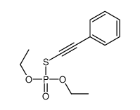 2-diethoxyphosphorylsulfanylethynylbenzene结构式