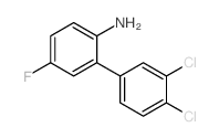 2-氨基-5-氟-3’,4’-二氯联苯结构式