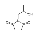 1-(2-hydroxypropyl)pyrrolidine-2,5-dione结构式