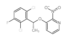 3-[[(1R)-1-(2,6-二氯-3-氟苯基)乙基]氧基]-2-硝基吡啶结构式