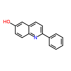 2-苯基-6-羟基喹啉结构式