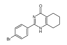2-(4-bromophenyl)-5,6,7,8-tetrahydro-1H-quinazolin-4-one结构式