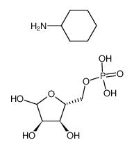 ribose 5-phosphate bis(cyclohexylammonium) salt结构式