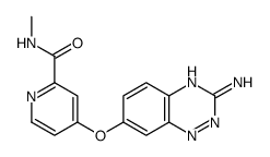 4-((3-氨基苯并[e][1,2,4]噻嗪-7-基)氧基)-n-甲基吡啶甲酰胺结构式