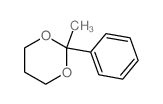 1,3-Dioxane,2-methyl-2-phenyl-结构式
