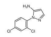 2-(2,4-dichlorophenyl)pyrazol-3-amine结构式