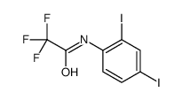 N-(2,4-diiodophenyl)-2,2,2-trifluoroacetamide结构式
