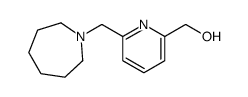 [6-(azepan-1-ylmethyl)pyridin-2-yl]methanol结构式