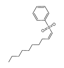 (Z)-decenyl phenyl sulfone结构式