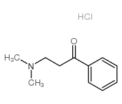 β-(二甲氨基)苯丙酮 盐酸盐结构式