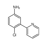 4-氯-3-(2-吡啶)苯胺结构式