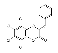 3-benzyl-5,6,7,8-tetrachlorobenzo[1,4]dioxin-2-one结构式