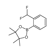 2-(2-(二氟甲基)苯基)-4,4,5,5-四甲基-1,3,2-二噁硼烷结构式