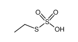 thiosulfuric acid S-ethyl ester结构式