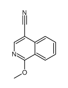 1-methoxyisoquinoline-4-carbonitrile结构式