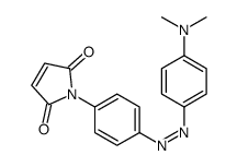 4-DIMETHYLAMINOPHENYLAZOPHENYL-4'-MALEIM结构式