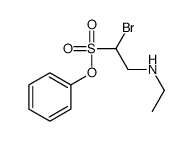 phenyl 1-bromo-2-(ethylamino)ethanesulfonate结构式