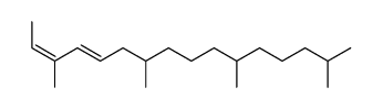 3,7,11,15-tetramethylhexadeca-2,4-diene结构式