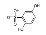 2,5-dihydroxybenzenesulfonic acid结构式