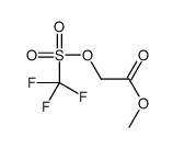 Acetic acid, 2-[[(trifluoromethyl)sulfonyl]oxy]-, Methyl ester结构式