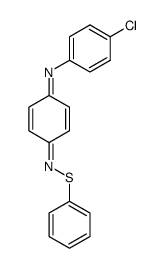 N-(p-chlorophenyl)-N'-phenylthio-p-benzoquinone di-imine结构式