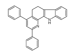 2,4-diphenyl-6,11-dihydro-5H-pyrido[2,3-a]carbazole结构式