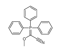 2-methoxy-2-(triphenyl-&lambda;5-phosphanylidene)acetonitrile结构式