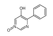 1-oxido-4-phenylpyrimidin-1-ium-5-ol结构式
